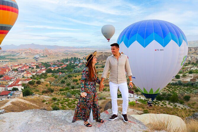 Balloons watching Tour w/ PickUp, Breakfast - Rose Valley at Launch Time: Inflating, Flame Light, and Big Photo Energy