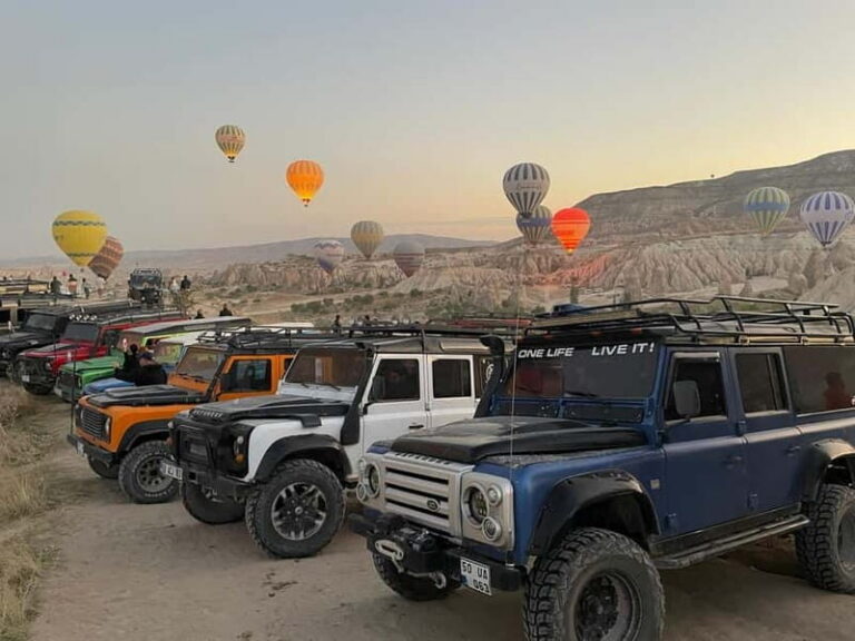 Cappadocia: Sunrise and Sunset Jeep Safari - Getting picked up in the right town and heading into the off-road zone