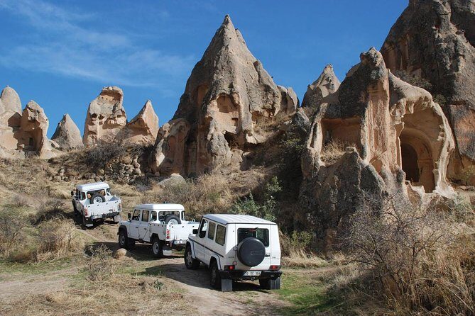 Cappadocia: Sunrise and Sunset Jeep Safari - Rose Valley Panorama and Ortahisar: Finishing With Big Rock Moments