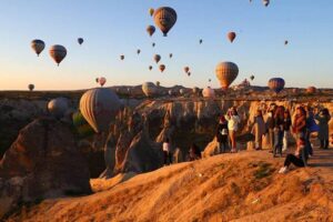 Cappadocia: Sunrise Hot Air Balloon Watching Tour - The predawn balloon prep stop: where you see the magic up close