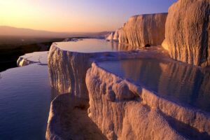 From Selcuk/Kusadasi/Izmir: Pamukkale Full-Day Tour - Hierapolis UNESCO ruins: how the Theatre, Apollo, and Necropolis fit together