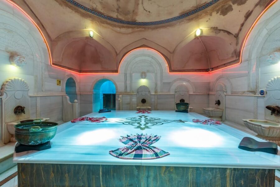 Istanbul: Acemoglu Historical Turkish Bath w/Private Options - The hammam flow in plain steps: clay mask, kese scrub, foam ritual