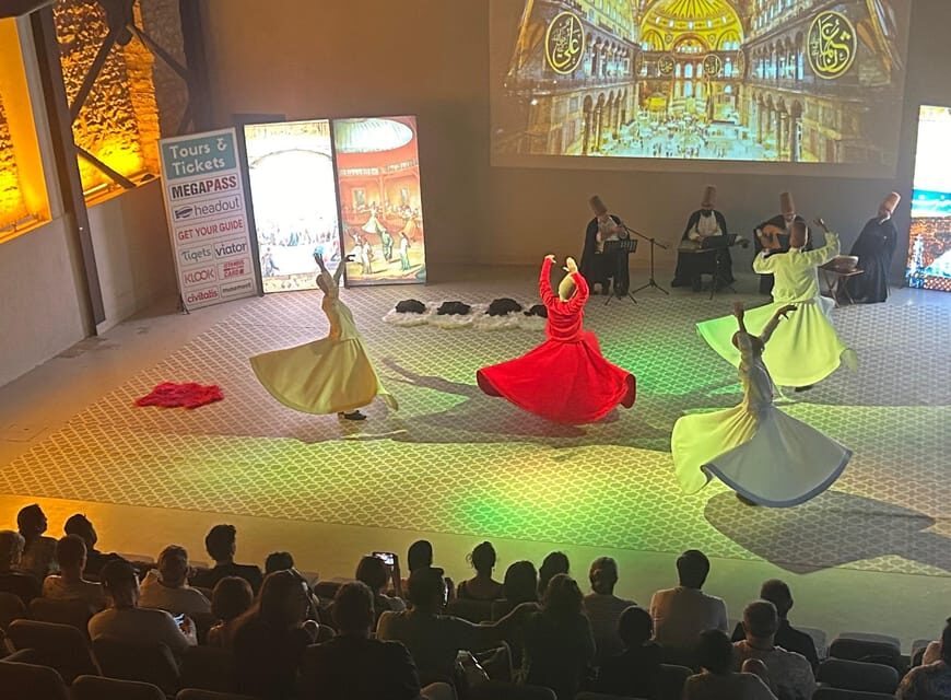 Istanbul: Whirling Dervish Ceremony next to Hagia Sophia - What the 55-Minute Sema Feels Like with Live Turkish Music