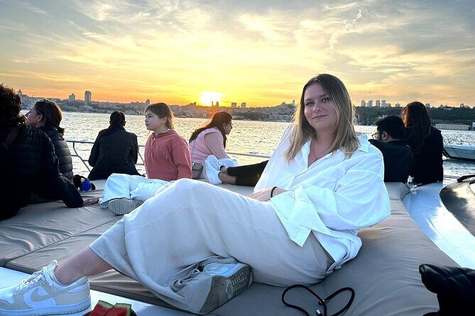 Sunset or Daytime Istanbul Guided Luxury Yacht Cruise with Snacks - The European shoreline: Dolmabahçe area, Ortaköy vibes, and Rumeli Hisarı